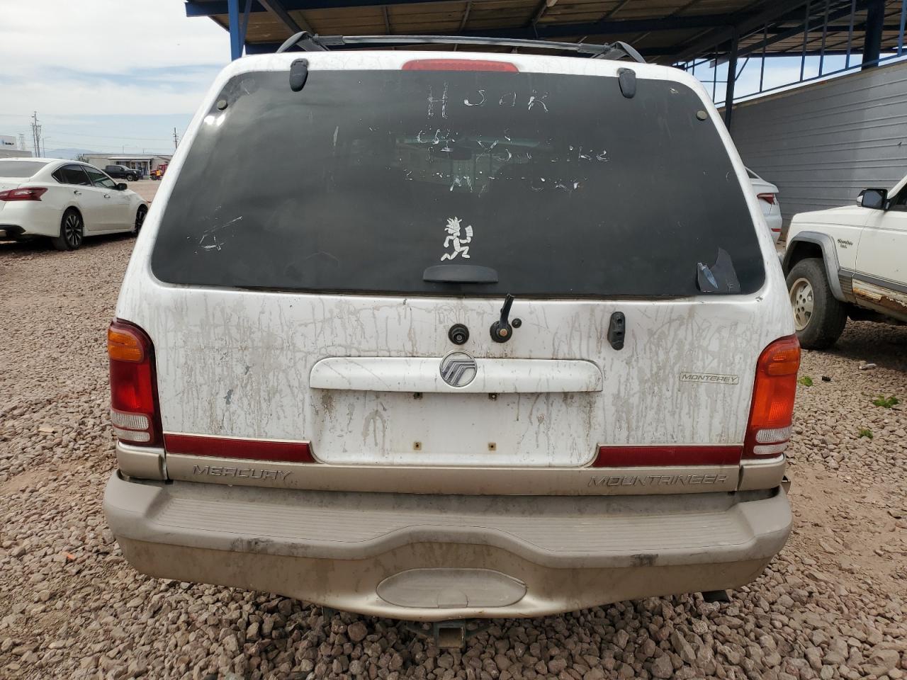 2000 Mercury Mountaineer Copart, lot number: 58248535, vin: 4M2ZU86P9YUJ34258. Thumbnail 6