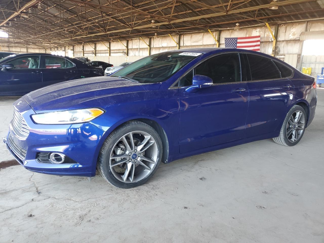 2014 Ford Fusion Titanium Copart, lot number: 56607895, vin: 3FA6P0K90ER129595. Thumbnail 1