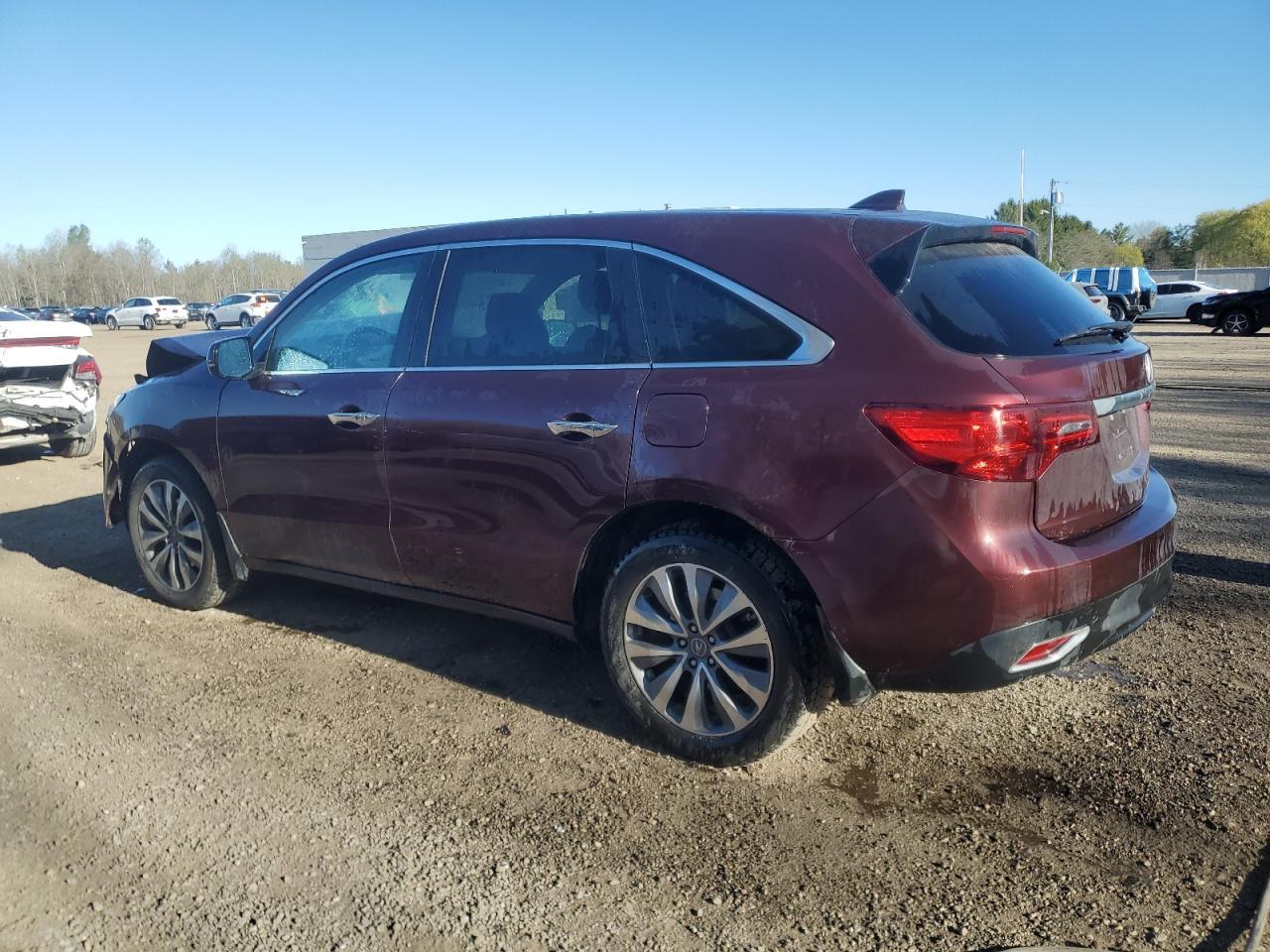 2016 Acura Mdx Technology Copart, lot number: 55939355, vin: 5FRYD4H48GB503243. Thumbnail 2