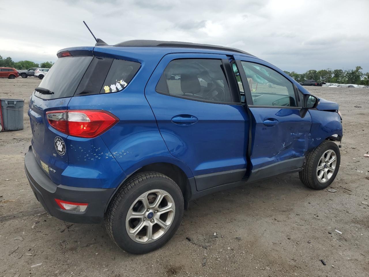 2018 Ford Ecosport Se Copart, lot number: 56580315, vin: MAJ6P1UL2JC248613. Thumbnail 3