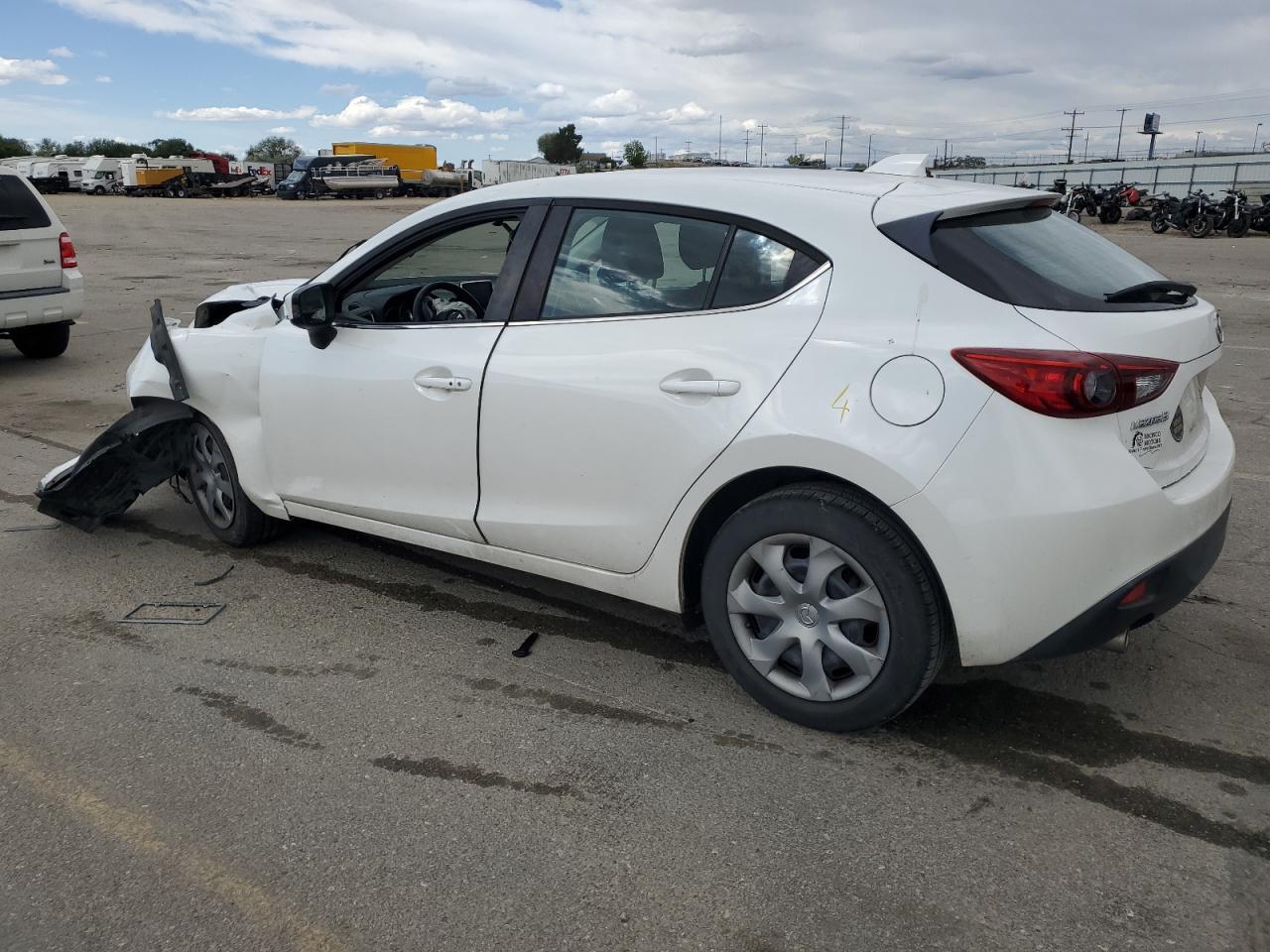 2015 Mazda 3 Touring Copart, lot number: 56923395, vin: JM1BM1L75F1250848. Thumbnail 2