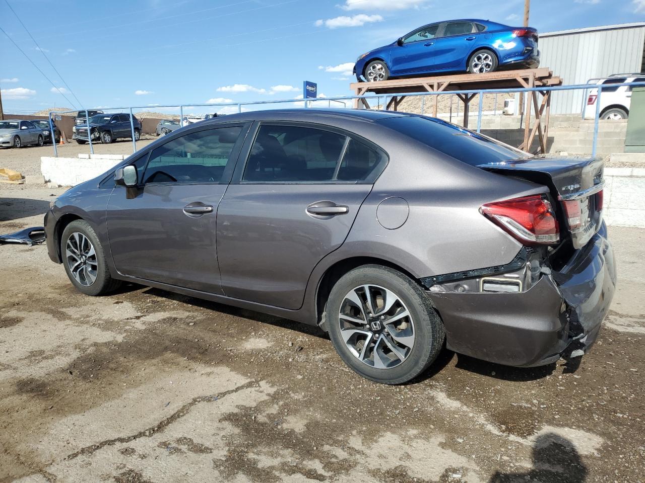 2013 Honda Civic Ex Copart, lot number: 56738315, vin: 19XFB2F87DE062523. Thumbnail 2