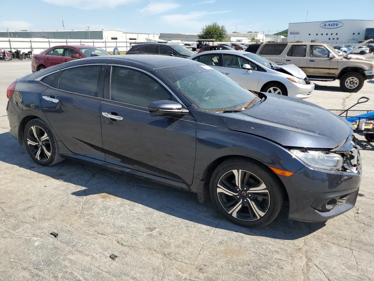 2017 Honda Civic Touring Copart, lot number: 54707215, vin: 19XFC1F95HE023791. Thumbnail 4