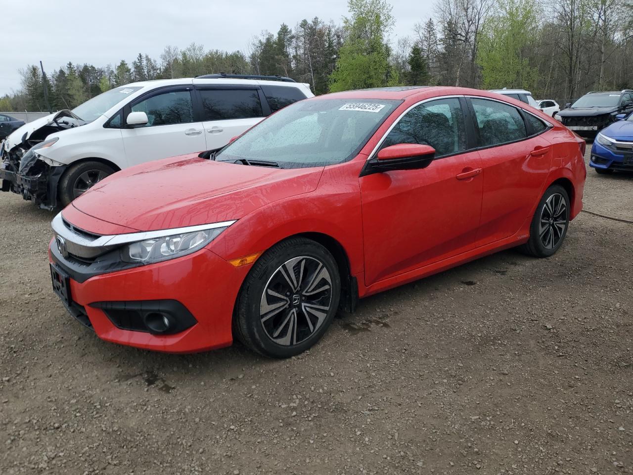 2017 Honda Civic Ex Copart, lot number: 55946225, vin: 2HGFC1F46HH107578. Thumbnail 1