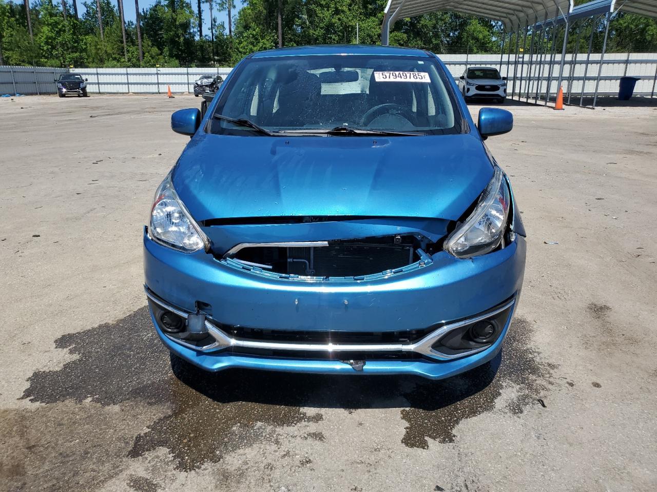 2019 Mitsubishi Mirage Es Copart, lot number: 57949785, vin: ML32A3HJ6KH010172. Thumbnail 5