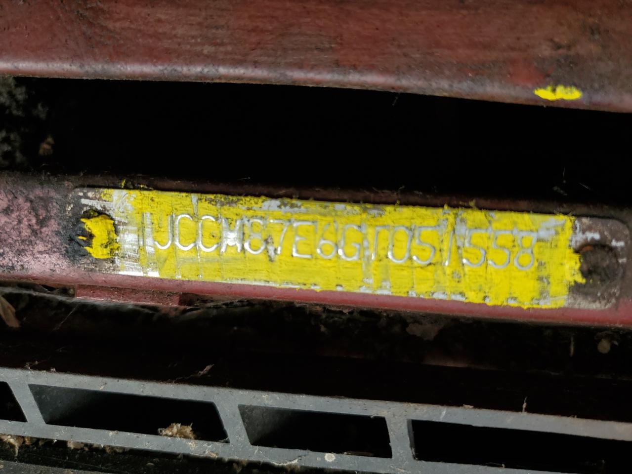 1986 Jeep Jeep Cj7 Copart, lot number: 56864285, vin: 1JCCM87E6GT051558. Thumbnail 12