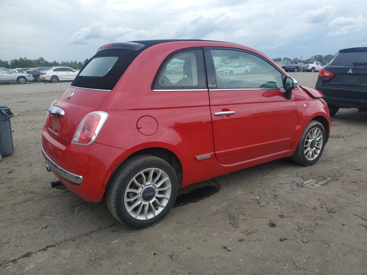 2013 Fiat 500 Lounge Copart, lot number: 59169585, vin: 3C3CFFERXDT718464. Thumbnail 3