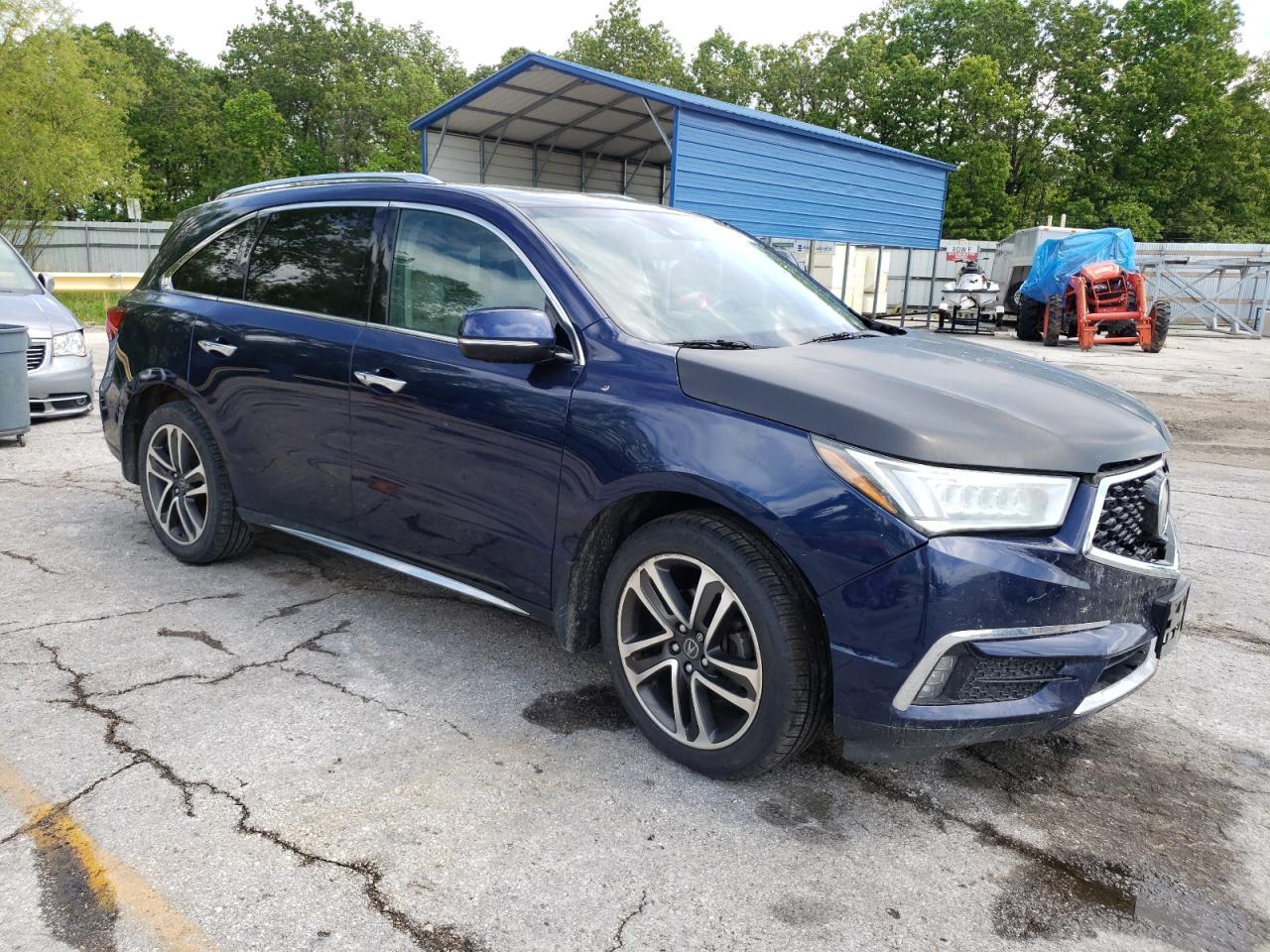 2017 Acura Mdx Advance Copart, lot number: 55206385, vin: 5FRYD4H90HB011044. Thumbnail 4