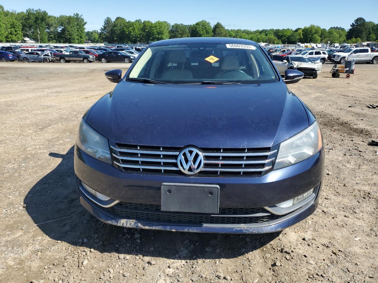 2012 Volkswagen Passat Sel Copart, lot number: 56003555, vin: 1VWCN7A31CC065892. Thumbnail 5
