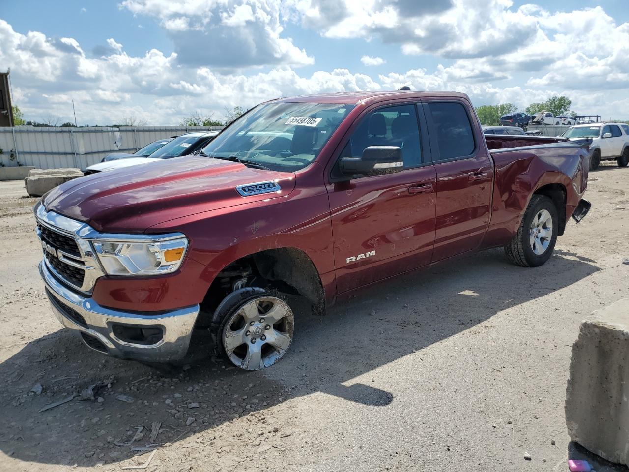 2022 Ram 1500 Big Horn/Lone Star Copart, lot number: 55498705, vin: 1C6SRFBT0NN468742. Thumbnail 1