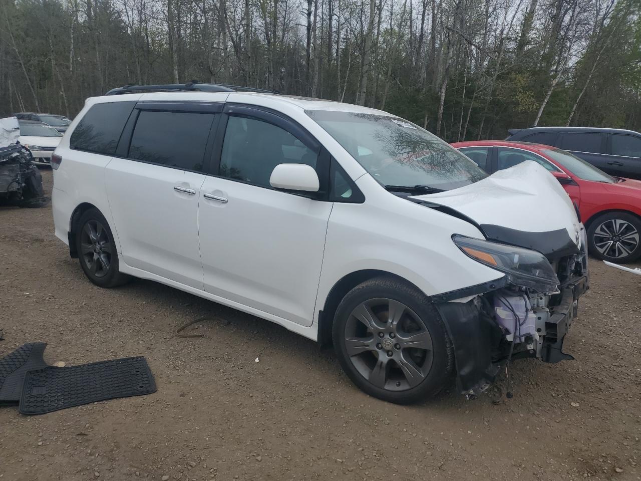 2015 Toyota Sienna Sport Copart, lot number: 55793495, vin: 5TDXK3DC8FS628263. Thumbnail 4