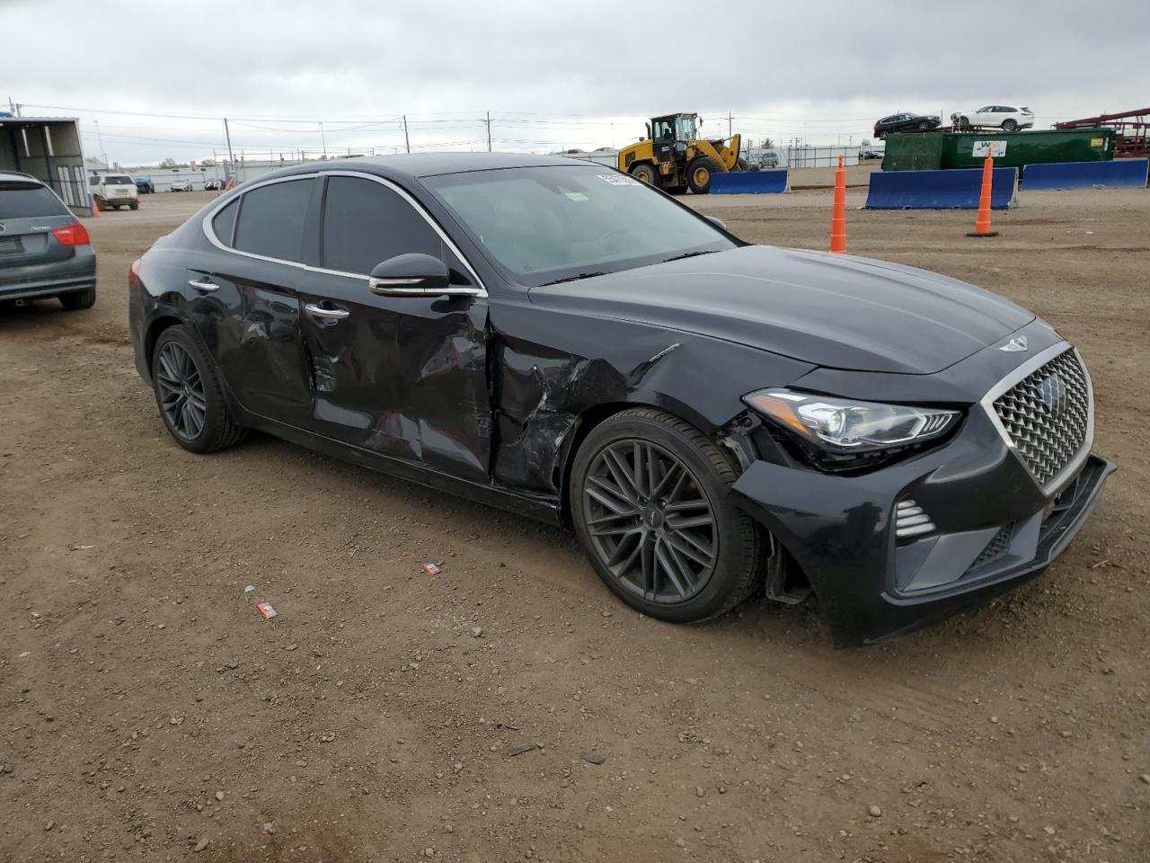 2019 Genesis G70 Advanced Copart, lot number: 55475555, vin: KMTG64LA4KU019687. Thumbnail 4