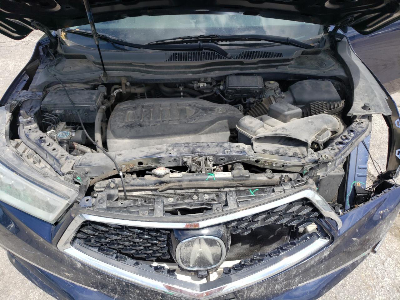 2017 Acura Mdx Advance Copart, lot number: 55206385, vin: 5FRYD4H90HB011044. Thumbnail 12