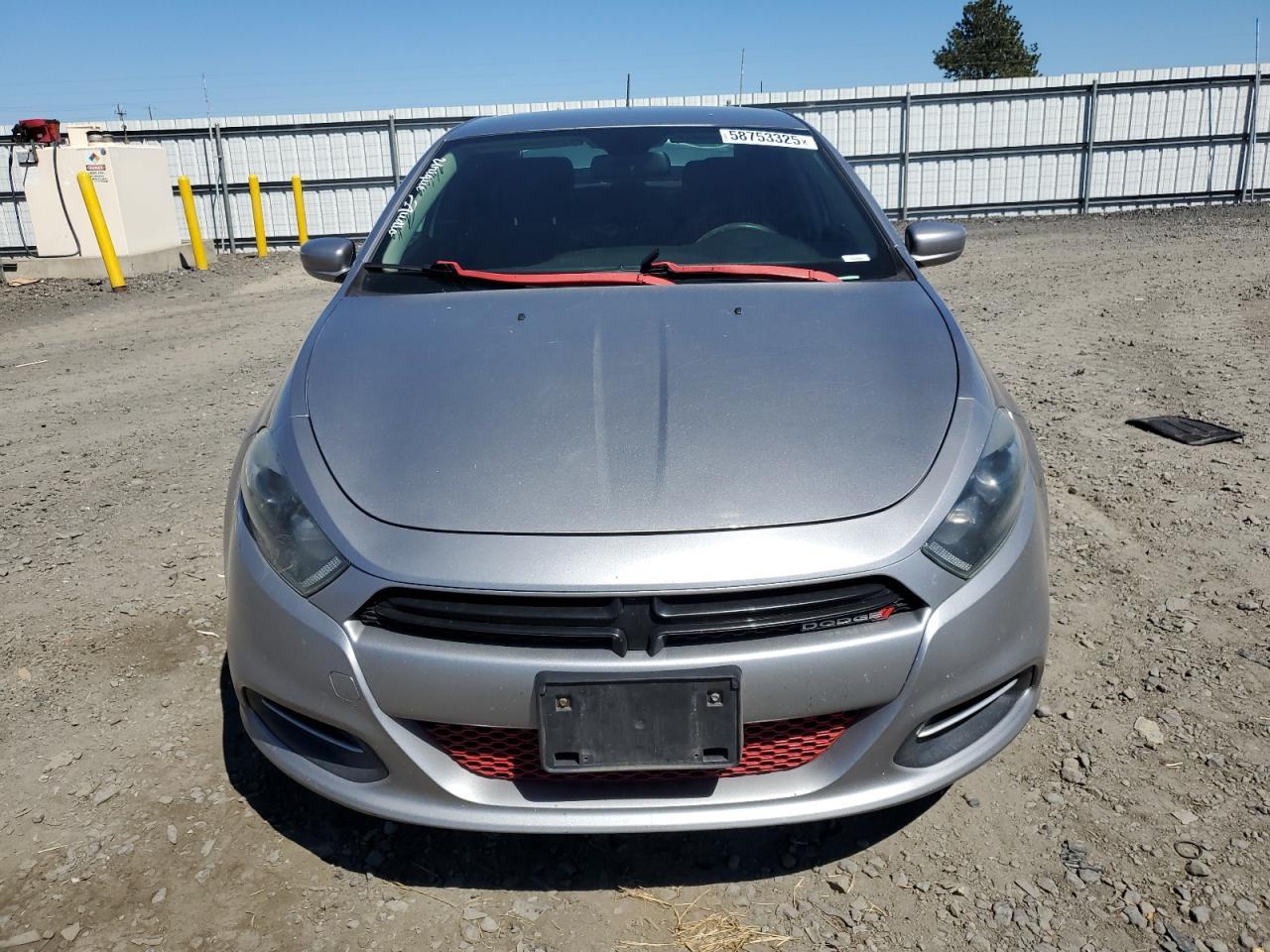 2015 Dodge Dart Sxt Copart, lot number: 58753325, vin: 1C3CDFBB0FD363407. Thumbnail 5