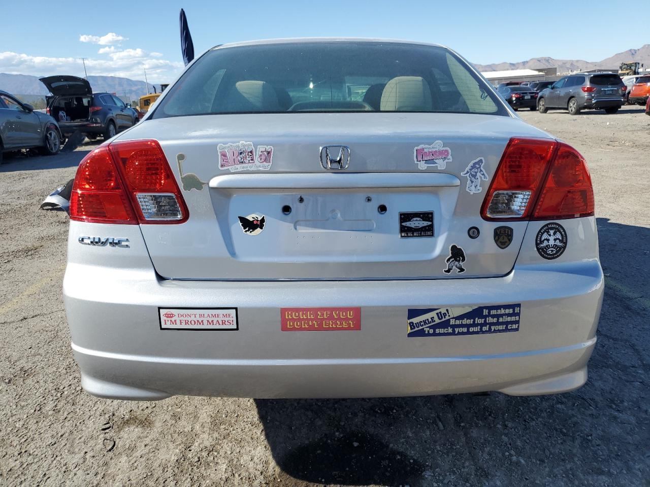 2004 Honda Civic Dx Vp Copart, lot number: 56435475, vin: 2HGES16394H619190. Thumbnail 6