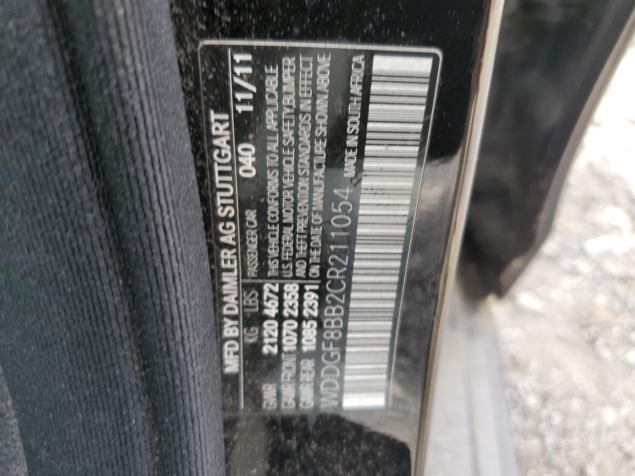 2012 Mercedes-Benz C 300 4Matic Copart, lot number: 58264875, vin: WDDGF8BB2CR211054. Thumbnail 12