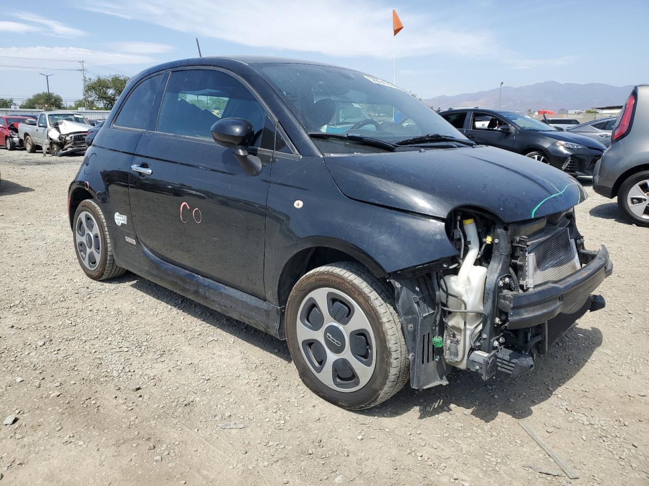 2017 Fiat 500 Electric Copart, lot number: 58864585, vin: 3C3CFFGE5HT524117. Thumbnail 4