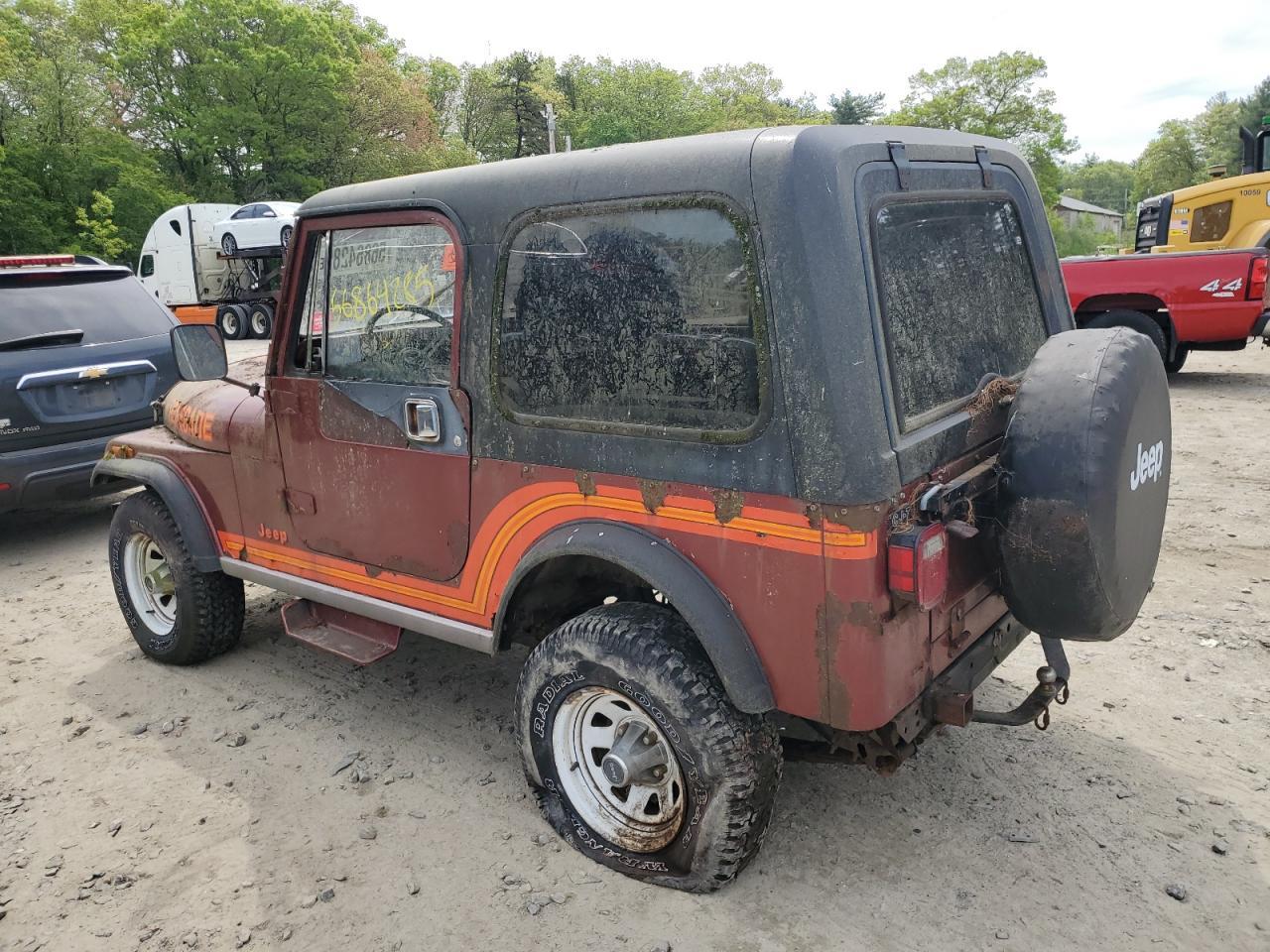 1986 Jeep Jeep Cj7 Copart, lot number: 56864285, vin: 1JCCM87E6GT051558. Thumbnail 2