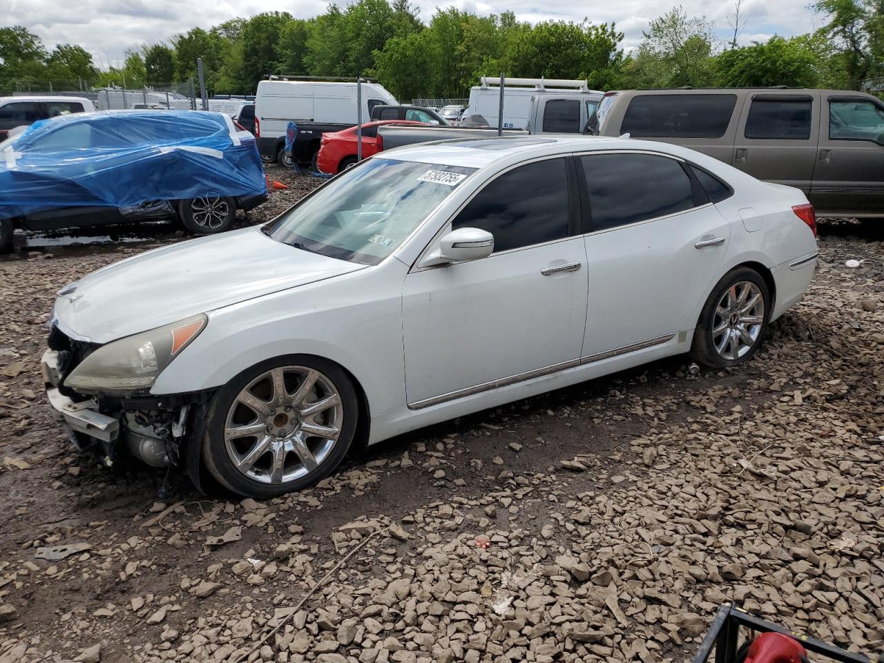 2012 Hyundai Equus Signature Copart, lot number: 57932755, vin: KMHGH4JH5CU052123. Thumbnail 1