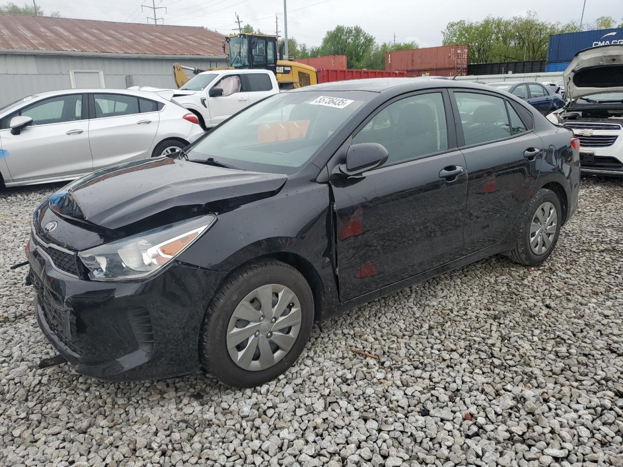 2020 Kia Rio Lx Copart, lot number: 55736435, vin: 3KPA24AD5LE353210. Thumbnail 1