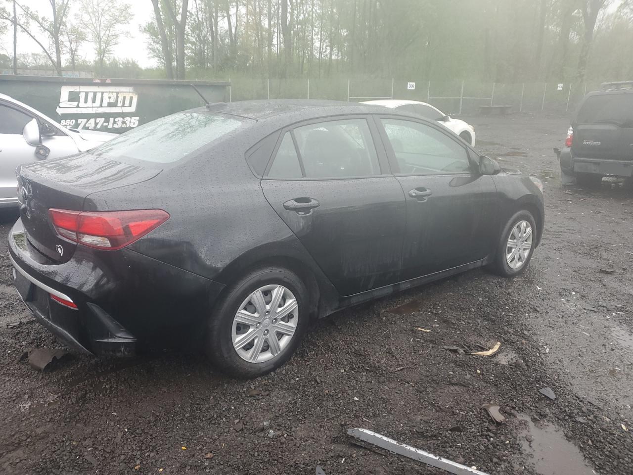 2021 Kia Rio Lx Copart, lot number: 55641945, vin: 3KPA24AD7ME394004. Thumbnail 3