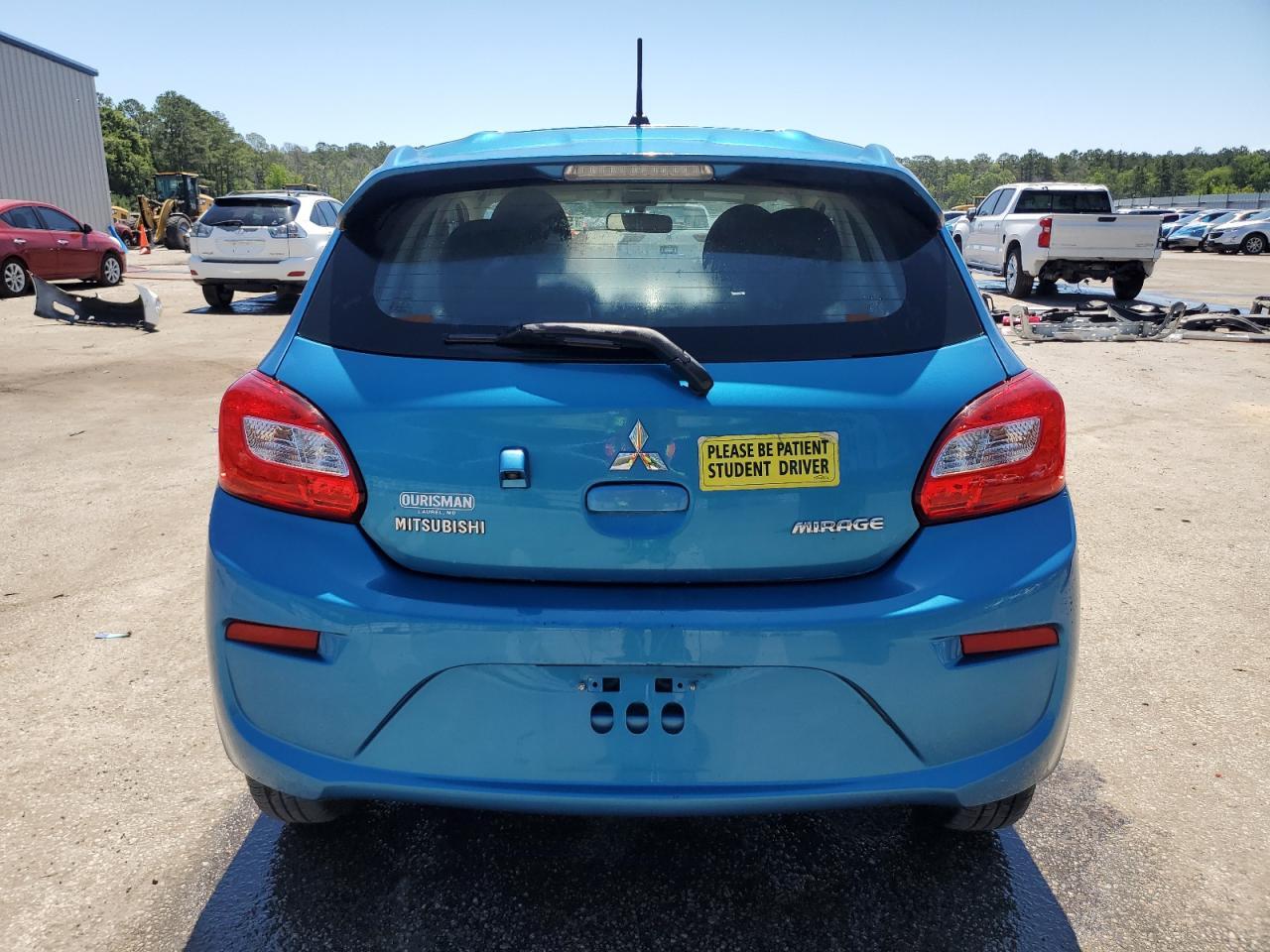 2019 Mitsubishi Mirage Es Copart, lot number: 57949785, vin: ML32A3HJ6KH010172. Thumbnail 6