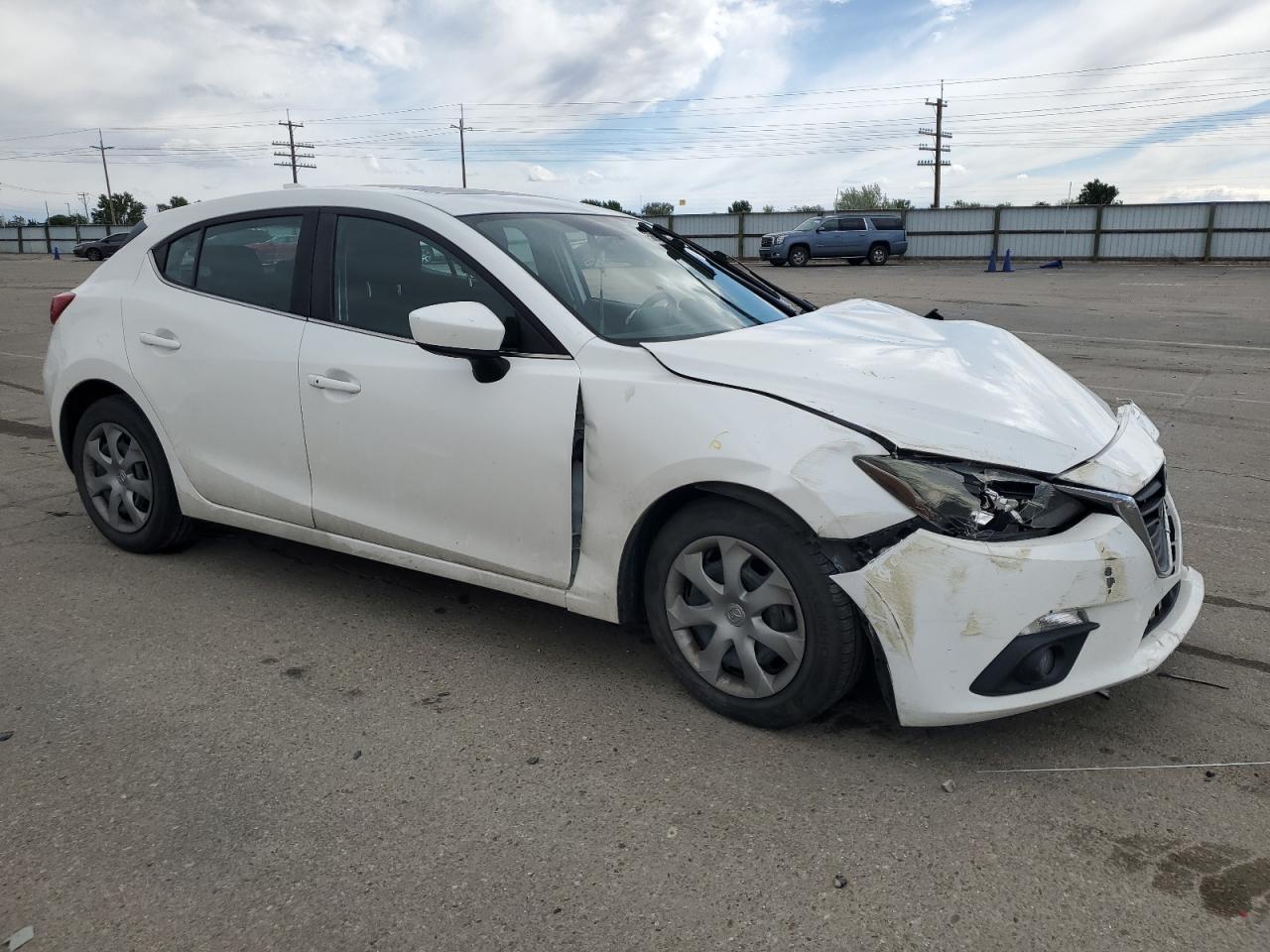 2015 Mazda 3 Touring Copart, lot number: 56923395, vin: JM1BM1L75F1250848. Thumbnail 4