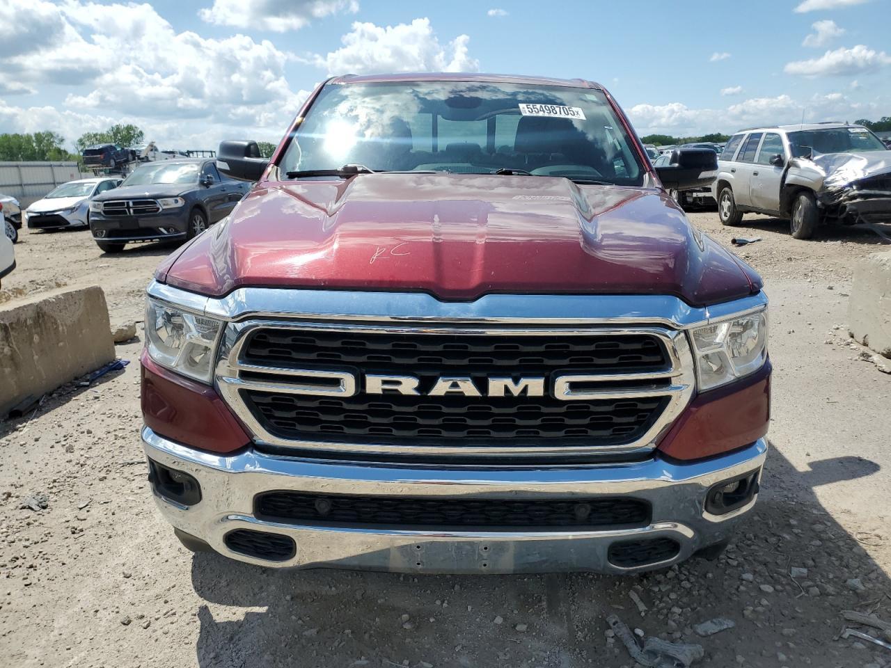 2022 Ram 1500 Big Horn/Lone Star Copart, lot number: 55498705, vin: 1C6SRFBT0NN468742. Thumbnail 5