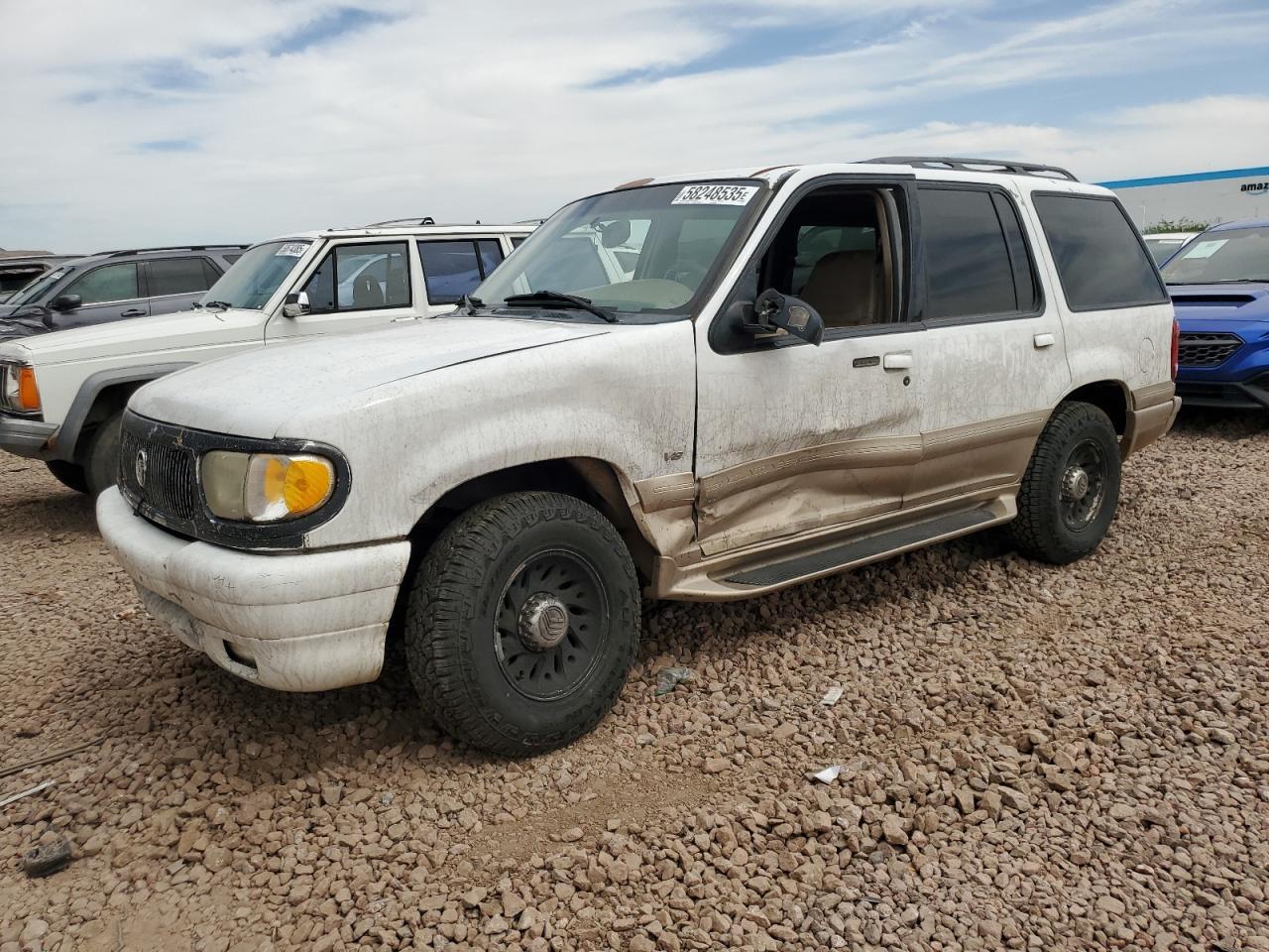 2000 Mercury Mountaineer Copart, lot number: 58248535, vin: 4M2ZU86P9YUJ34258. Thumbnail 1