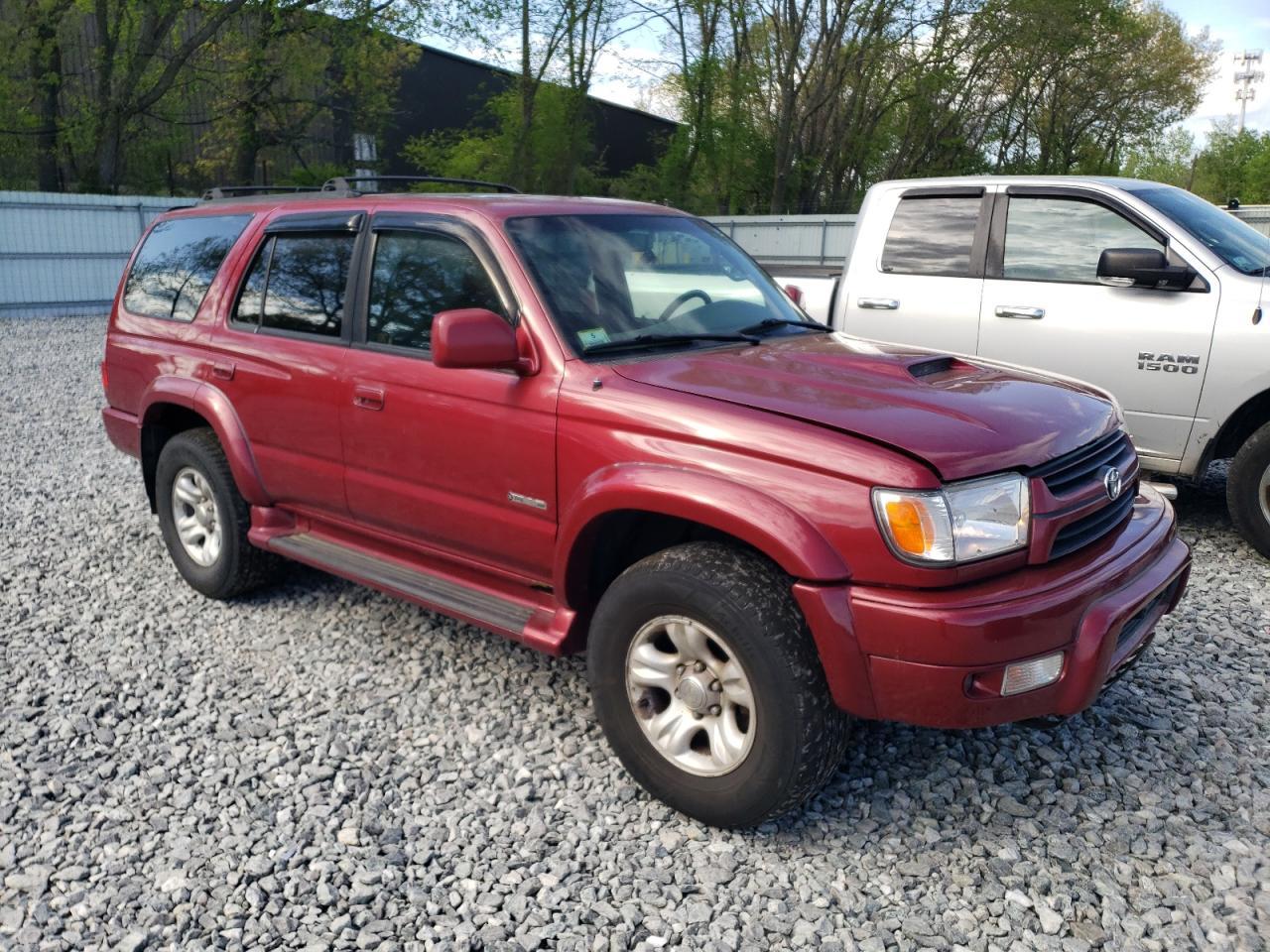 2002 Toyota 4Runner Sr5 Copart, lot number: 56417805, vin: JT3HN86R520379920. Thumbnail 4