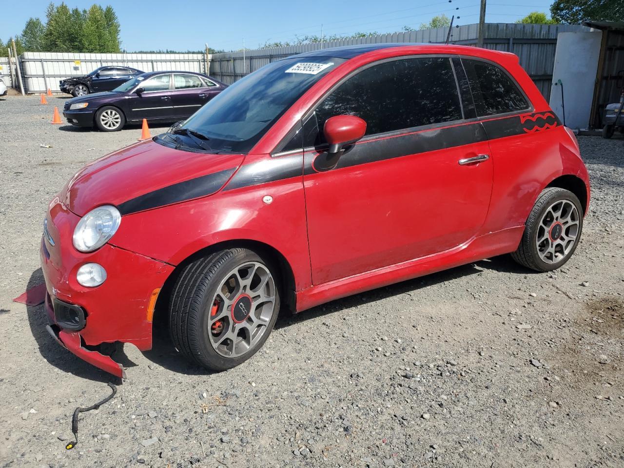 2014 Fiat 500 Sport Copart, lot number: 59298925, vin: 3C3CFFBR4ET208651. Thumbnail 1