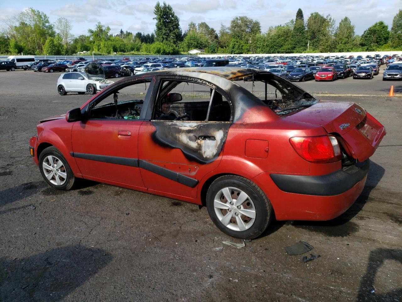 2009 Kia Rio Base Copart, lot number: 58371145, vin: KNADE223896456342. Thumbnail 2