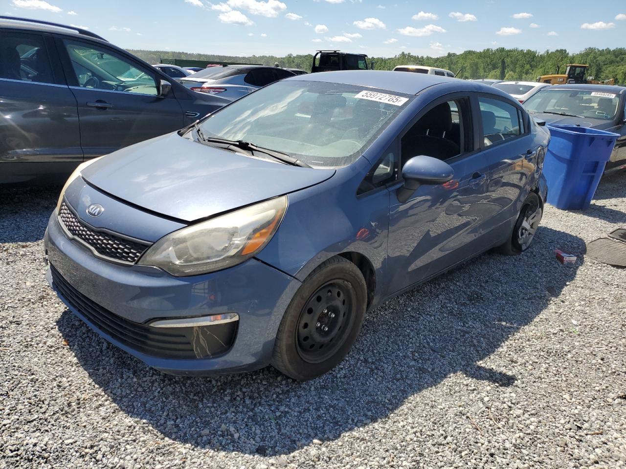 2016 Kia Rio Lx Copart, lot number: 55972765, vin: KNADM4A35G6572708. Thumbnail 1