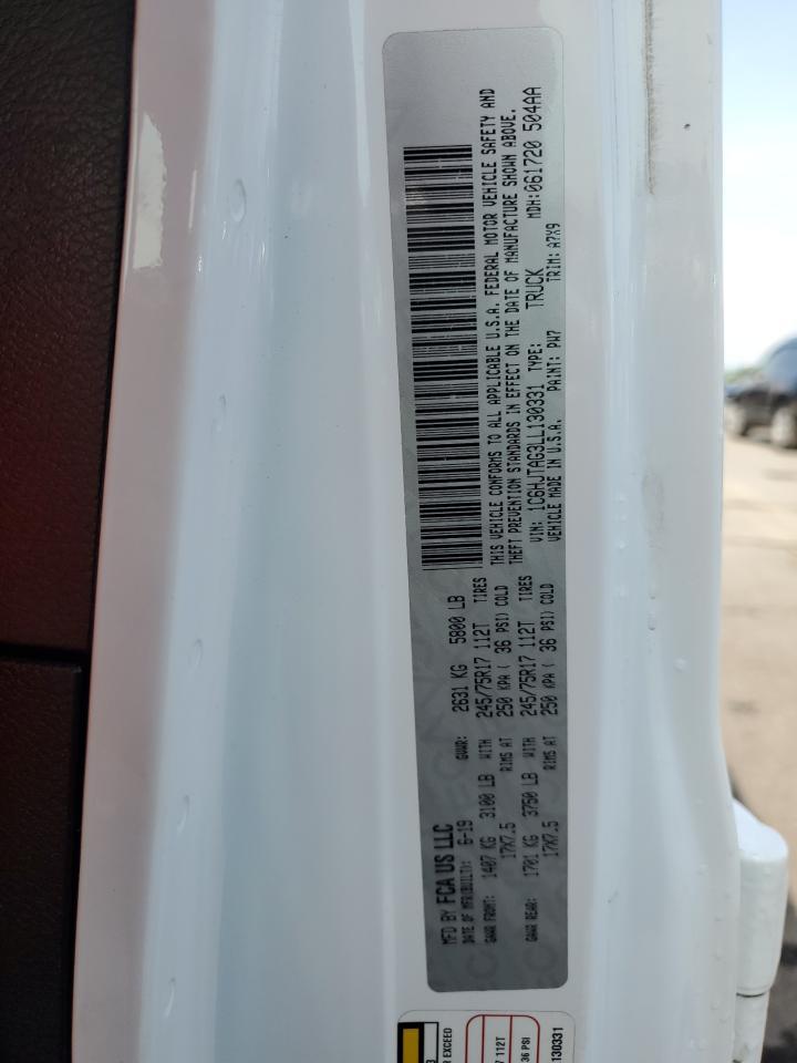 2020 Jeep Gladiator Sport Copart, lot number: 58130105, vin: 1C6HJTAG3LL130331. Thumbnail 12