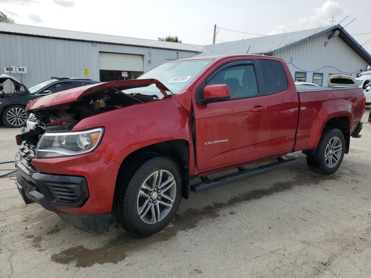 2021 Chevrolet Colorado Copart, lot number: 59003205, vin: 1GCHSBEAXM1256186. Thumbnail 1