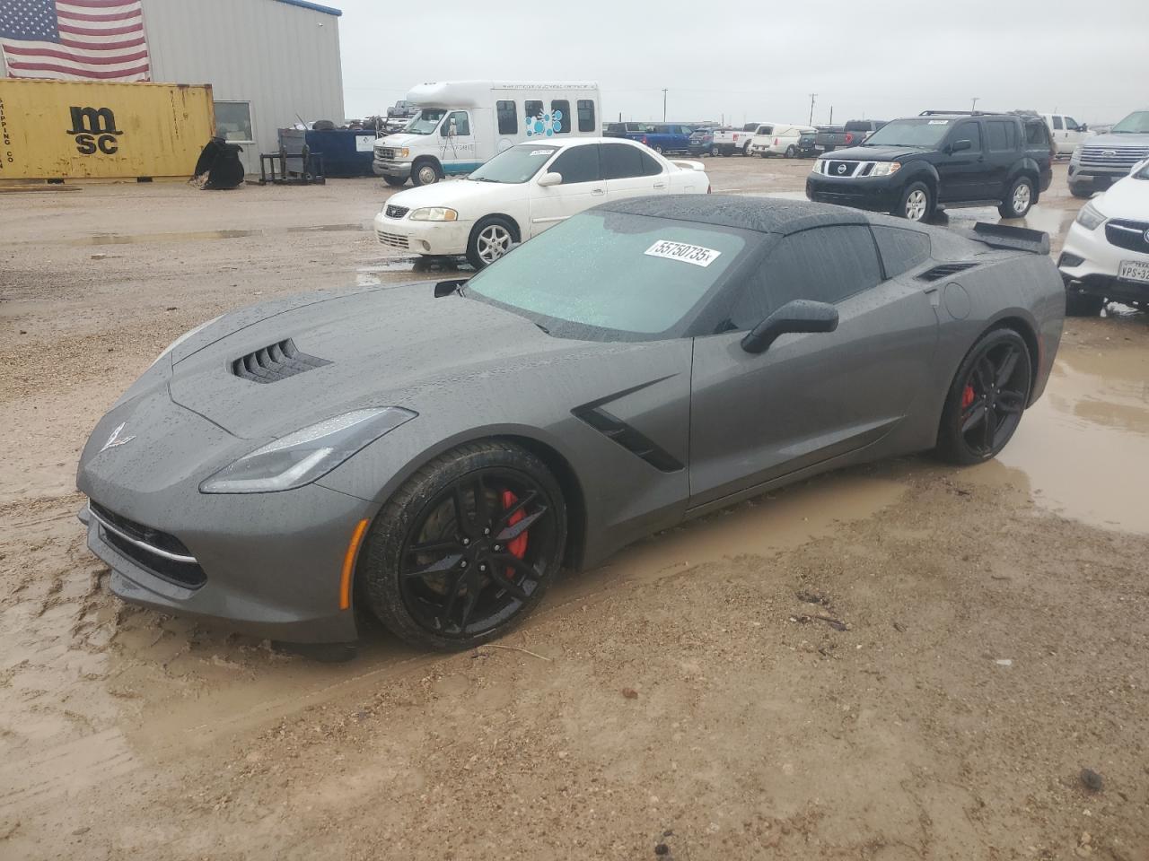 2016 Chevrolet Corvette Stingray Z51 2Lt Copart, lot number: 55750735, vin: 1G1YK2D77G5107147. Thumbnail 1