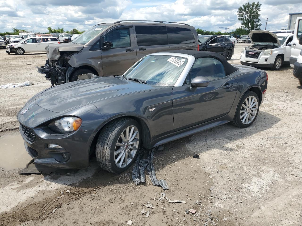 2017 Fiat 124 Spider Classica Copart, lot number: 57253905, vin: JC1NFAEK4H0103516. Thumbnail 1