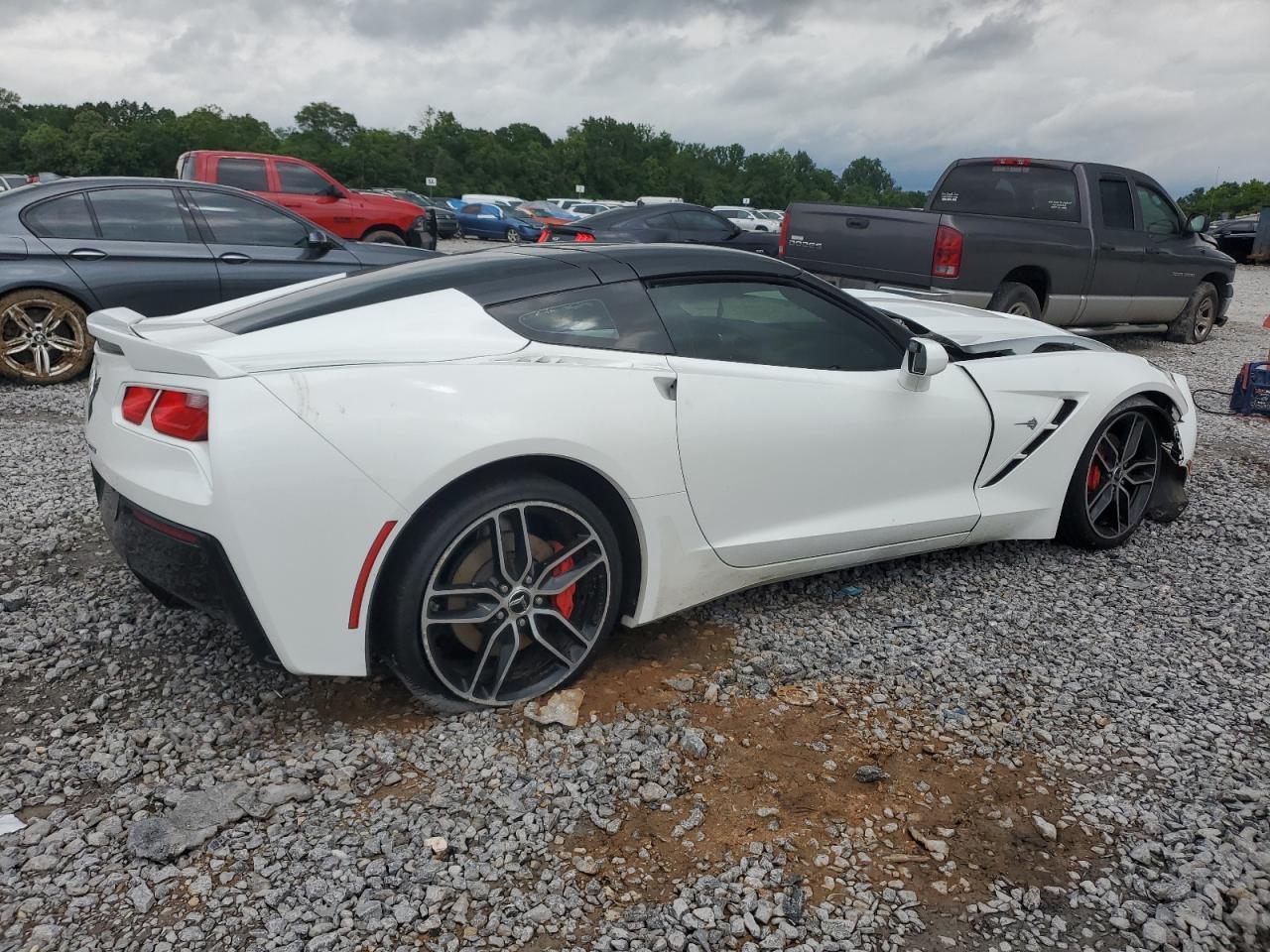 2017 Chevrolet Corvette Stingray 2Lt Copart, lot number: 58973455, vin: 1G1YD2D77H5100579. Thumbnail 3