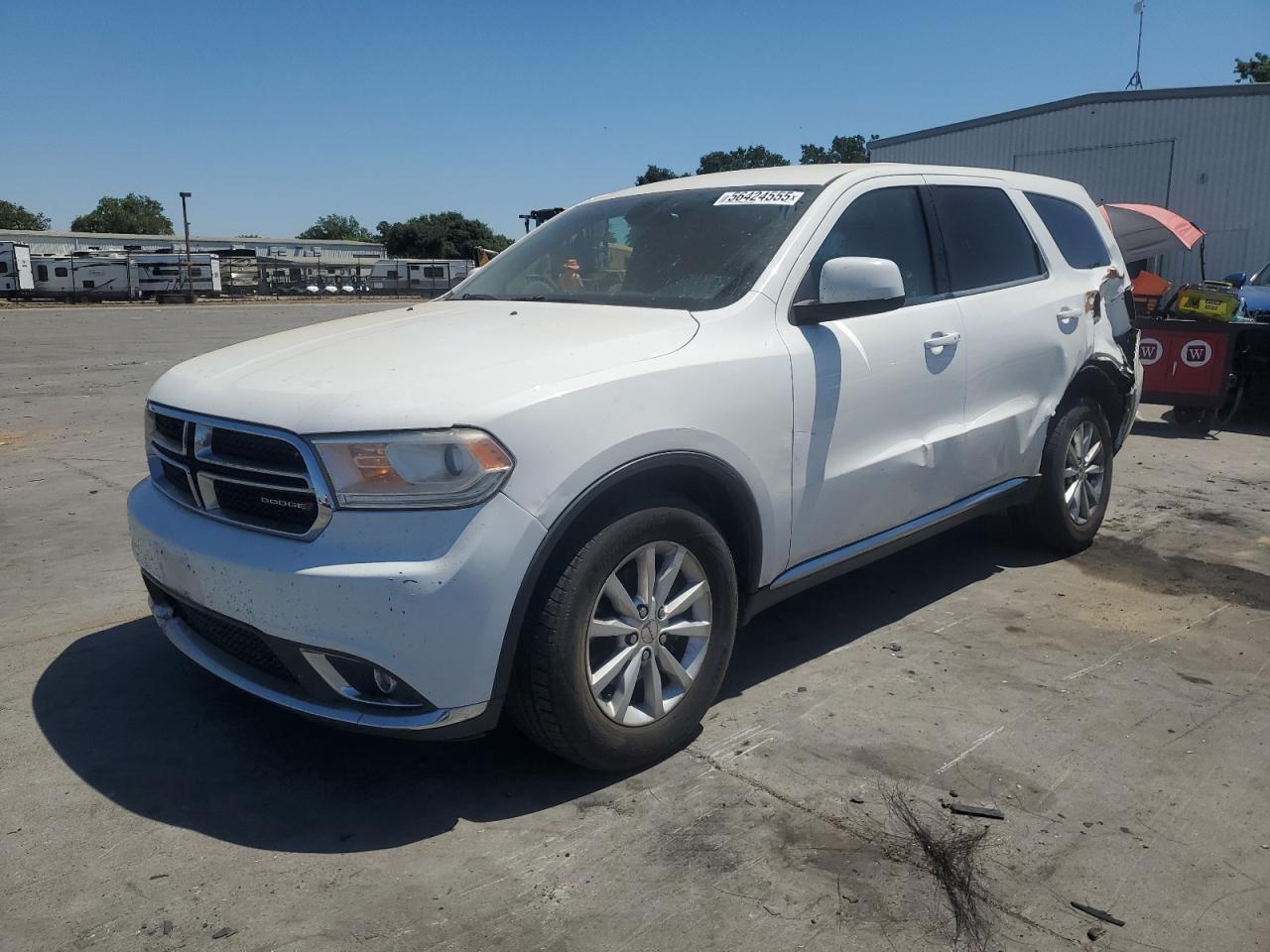 2015 Dodge Durango Sxt Copart, lot number: 56424555, vin: 1C4RDJAG2FC240140. Thumbnail 1