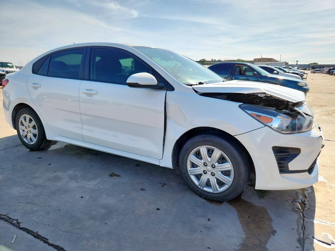 2022 Kia Rio Lx Copart, lot number: 58511785, vin: 3KPA24AD6NE466456. Thumbnail 4