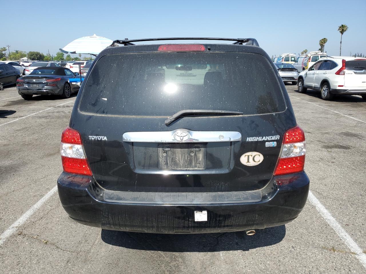 2005 Toyota Highlander Hybrid Copart, lot number: 58601375, vin: JTEDW21A660011088. Thumbnail 6