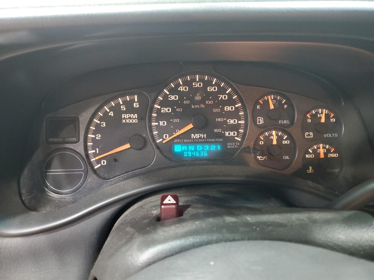 2002 Chevrolet Avalanche C1500 Copart, lot number: 58401035, vin: 3GNEC13T12G284799. Thumbnail 9