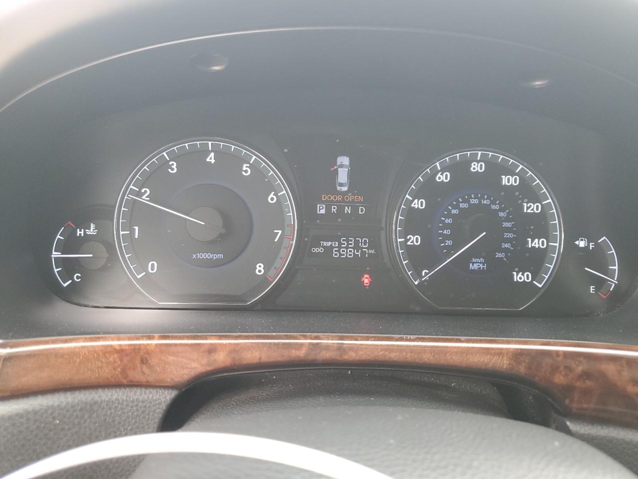 2012 Hyundai Equus Signature Copart, lot number: 58598965, vin: KMHGH4JH6CU051501. Thumbnail 9