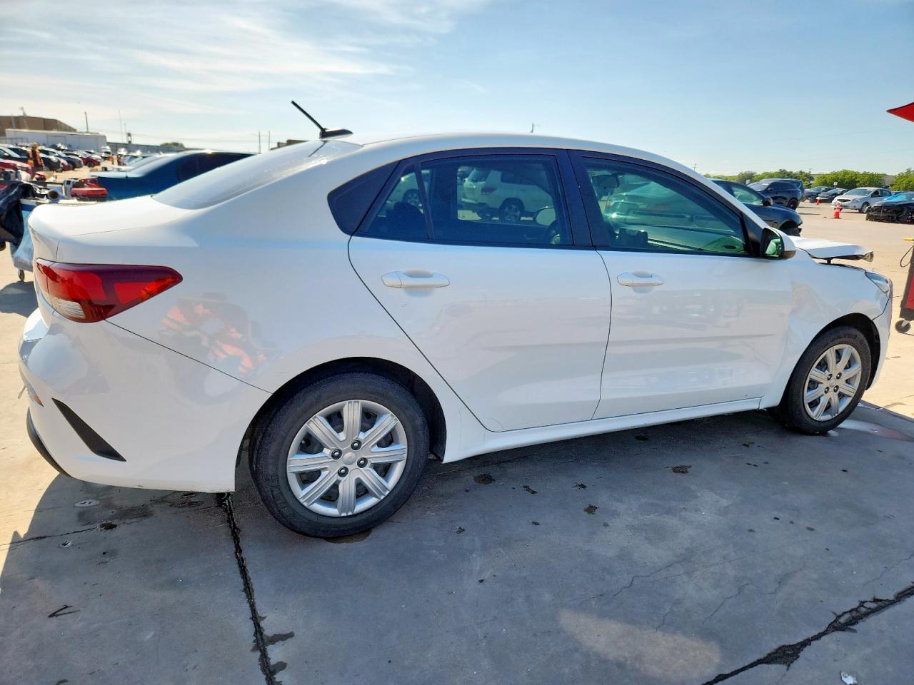 2022 Kia Rio Lx Copart, lot number: 58511785, vin: 3KPA24AD6NE466456. Thumbnail 3