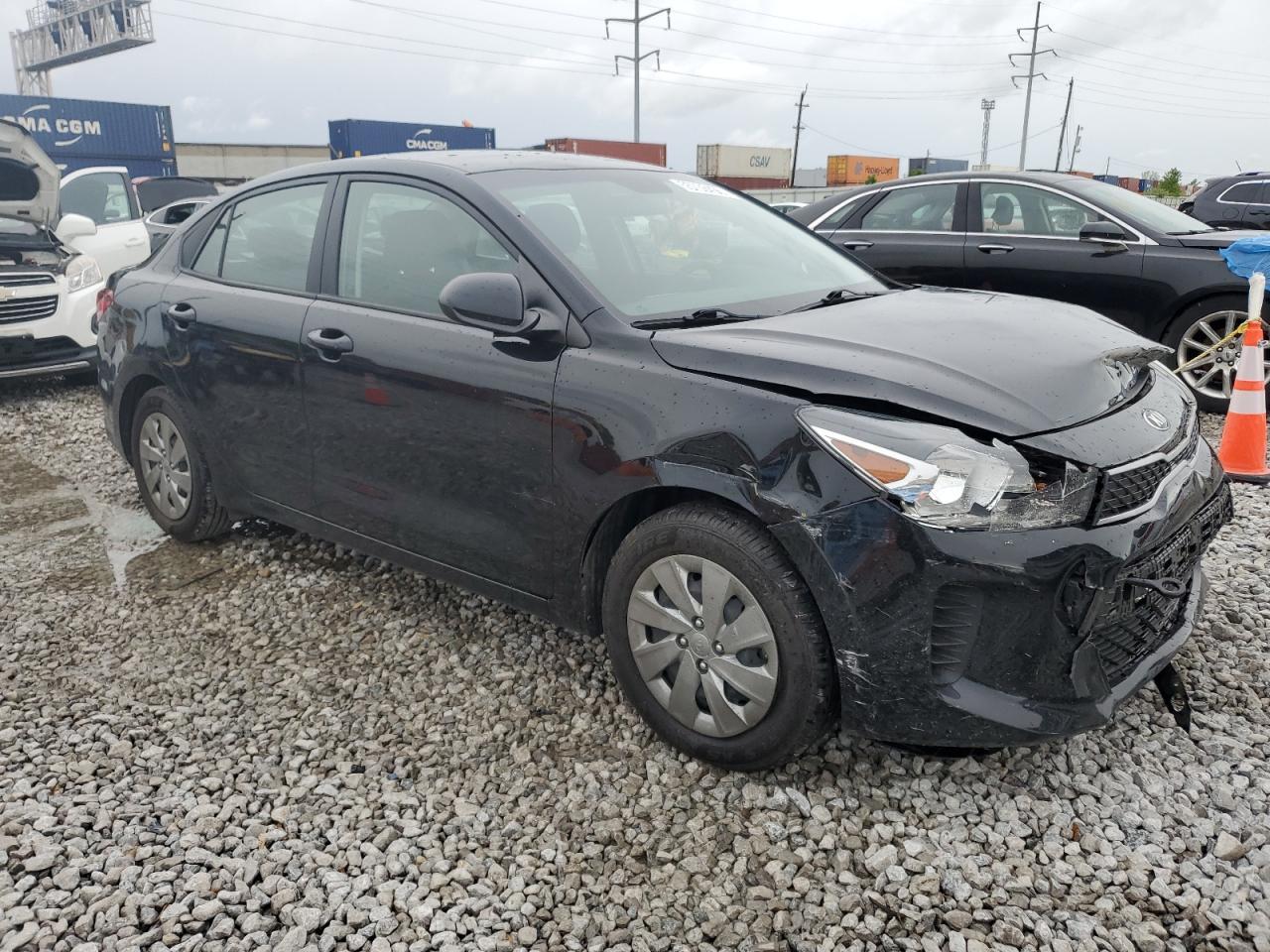 2020 Kia Rio Lx Copart, lot number: 55736435, vin: 3KPA24AD5LE353210. Thumbnail 4
