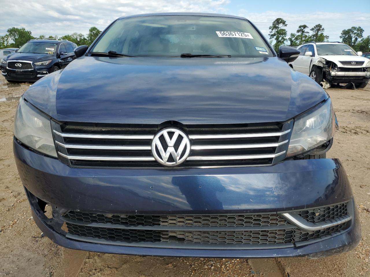 2012 Volkswagen Passat Se Copart, lot number: 56367125, vin: 1VWBH7A36CC085414. Thumbnail 5