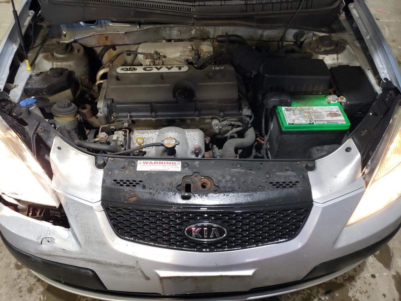 2009 Kia Rio Base Copart, lot number: 56645555, vin: KNADE223596518652. Thumbnail 11