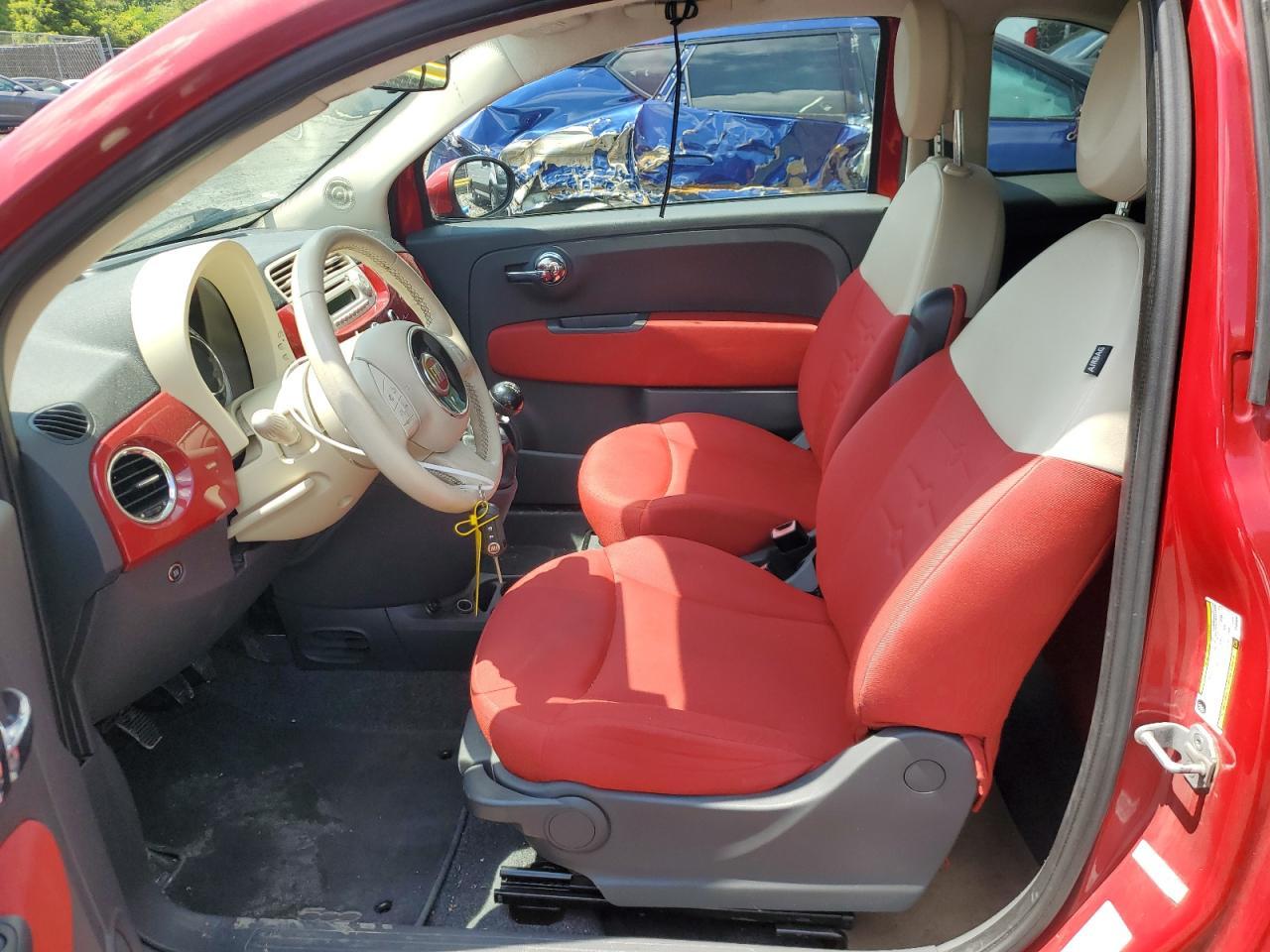 2013 Fiat 500 Pop Copart, lot number: 59025195, vin: 3C3CFFDR5DT664833. Thumbnail 7