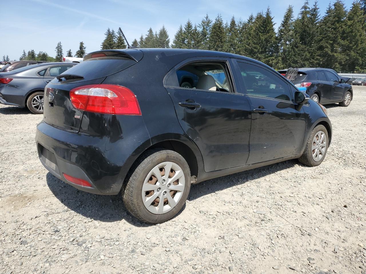 2013 Kia Rio Lx Copart, lot number: 56308125, vin: KNADM5A37D6205696. Thumbnail 3
