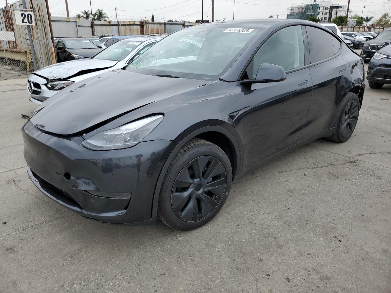 2025 Tesla Model Y Copart, lot number: 56159955, vin: 7SAYGDED4SF242721. Thumbnail 1